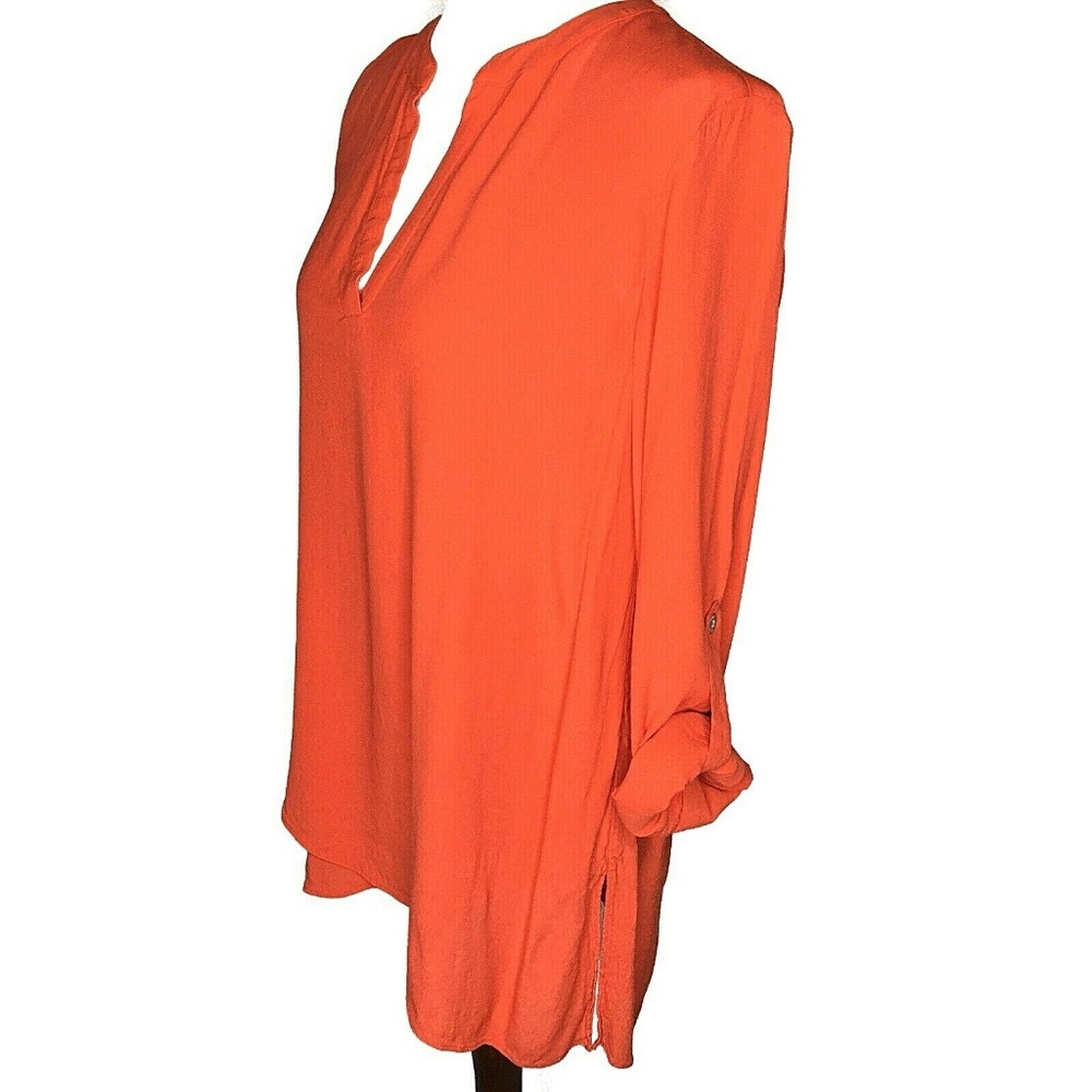 Soft Surroundings Asymmetrical Split Neck Tunic S… - image 4